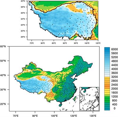 Comparative Analysis of Water-Energy Cycle Processes Based on High-Resolution Assimilation Dataset of the Water-Energy Cycle in China Data Over Different Underlying Surfaces in Qinghai-Tibet Plateau